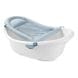 Skip Hop 4-in-1 Convertible Baby Bath Tub Newborn Insert Seat Rinser Toddler Bath Support 0-4 Years White Blue | SKI9S109010