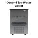 Oscar 4 Tap Water Cooler, 85 US Gallon Cooling Capacity, R134a Compressor, Water Outlet Temp 4 °C To 10 °C - Silver - OC85T4