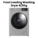 Oscar Front Loading Washing Dryer 8/5Kg, Energy Efficient Washing And Drying - White - OWD 85M