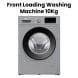 Oscar 10Kg Front Loading Washing Machine 