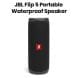 JBL Flip 5 Portable Waterproof Speaker - Black