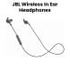 JBL Everest 110BT Wireless In-Ear Headphone, 8H Battery, Echo Cancelling Microphone - Gun Metal - V110BT