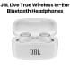 JBL Live True wireless in-ear Headphones with Smart Ambient - White300TWS