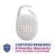 JBL CLIP 4 Ultra-Portable Waterproof Bluetooth Speaker - White