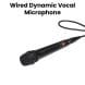 JBL PartyBox Mic 100 Wired Dynamic Vocal Microphone, 6.35mm Jack, ‎Noise Reduction - Black - JBLPBM100BLKAM