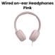 JBL Wired on-ear Headphones - Pink | TUNE 500