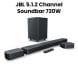 JBL Bar 800 5.1.2 Channel Soundbar With Detachable Surround Speakers And Dolby Atmos 720W - Black - BAR800