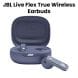 JBL Live Flex True Wireless Noise With 40 Hours Battery Life Earbuds, Enjoy Powerful Sound, Comfortable Fit - Blue - JBLLIVEFLEX