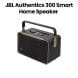 JBL Authentics 300 Smart Home Speaker with Wi-Fi, Bluetooth and Voice Assistants with Retro Design