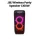 JBL PartyBox Ultimate Wireless Party Speaker, IPX4 Splashproof, Wi-Fi And Bluetooth Connectivity 1100W - Black - ‎JBLPARTYBOXULTEU