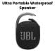 JBL Clip 5 Ultra-Portable Waterproof Speaker, Up to 12 Hours of Play, Big Pro Sound With Punchy Bass - Black - CLIPS5