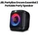 JBL PartyBox Encore Essential 2 Wireless Bluetooth Party Speaker, AI Sound Boost, Dynamic Light Show, Upto 15Hrs Playtime - Black - JBLPBENCOREESS2UK