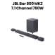 JBL Bar 800MK2 7.1 Channel Soundbar System With Detachable Speakers & Dolby Atmos, Wi-Fi Streaming With Chromecast 780W - Black - JBLBAR800MK2