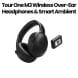 JBL Tour One M3 Wireless Over-Ear Noise Cancelling Headphones with Smart Ambient Hi-Res LDAC Audio,Spatial 360 Sound, 70Hrs Playback - Black - JBLTOM3AVIBLK