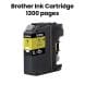 Genuine Brother Ink Cartridge For High-Quality Printing, Sharp Results And Reliable Performance - Yellow - LC535XLY