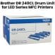 Genuine Brother Drum Unit For LED Series MFC Printers, Ensures Sharp Text, Consistent Printing - Black - DR 240CL