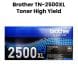 Genuine Brother Toner High Yield | TN-2500XL
