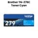 Brother Genuine Toner Cartridge, Advanced Engineering For Seamless Performance - Cyan - TN-279C