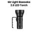 Mr. Light Bazooka 2.6 LED Torch | Black | Bazooka 2.6