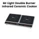 Mr. Light Double Burner Infrared Ceramic Cooker | MR1905