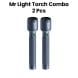 Mr. Light Zoom 2SC Torch Combo 2 Pcs | Black | MR GD2X02