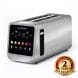 Nutricook Toastie 4-Slice Stainless Steel Digital Toaster – LED Display Controls, 1450W Fast Toasting Power, Multiple Browning Levels | NC-TS401