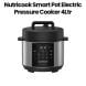 Nutricook Smart Pot Essentials 4L Electric Cooker – Compact Pressure Cooking, Stainless Steel Inner Pot, Smart Preset Programs | NC-SP150