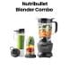 NutriBullet Blender Combo 1200W – Full Size High Speed Blender for Smoothies & Ice Crushing, Dark Grey,  NBC-1110DG