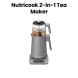 Nutricook 2-in-1 Tea Maker & Kettle – Automatic Brewing Control, Fast Boil Heating, Versatile Hot Beverage Preparation | NC-KTM330G