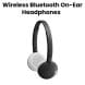 JVC Wireless Bluetooth On-Ear Headphones - Black | HA-S22W-B-UX