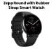 Zepp ROUND with Rubber Strap Smart Watch - Onyx Black