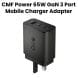 Nothing Power 65W GaN Power Adapter - Dark Grey | A10800008
