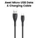 Awei Micro USB Data & Charging Cable Black | CL-115M
