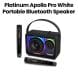 Platinum Apollo Pro White Portable Bluetooth Speaker | PTHM530