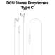 DCU Tecnologic Stereo Earphones USB Type-C – White |34151010