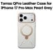 Torras QPro Leather Mobile Case for iPhone 17 Pro Max - Pearl Grey| X00FX2603