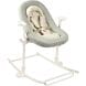 Beaba Ergonomic Up & Down Baby Bouncer Seat 3-Position Adjustable Reclining Foldable 5-Point Safety Harness Seagrass | 915049