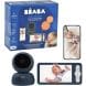 Beaba Full HD 360� Rotating WiFi Video Baby Monitor HD Screen App 300m Range VOX Walkie-Talkie Lullabies Night Blue | 930375
