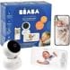 Beaba Full HD 360� Rotating WiFi Video Baby Monitor HD Screen App 300m Range VOX Cloud Walkie-Talkie Lullabies White | 930376