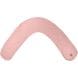Beaba 170cm Large Maternity Nursing Pillow Pregnancy Support Breastfeeding Fleur de Coton Micro-Pearl Fill Chalk Pink | 508164