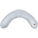 Beaba 170cm Large Maternity Nursing Pillow Pregnancy Breastfeeding Support Fleur de Coton Micro-Pearl Fill Heather Grey | 508172