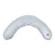 Beaba 170cm Large Maternity Nursing Pillow Pregnancy Breastfeeding Support Fleur de Coton Micro-Pearl Fill Heather Grey | 508172