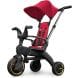 Doona Compact Folding Baby Trike Ride-On 4 Growth Stages 10 Months to 3 Years Adjustable Handle Canopy Flame Red | DN0064