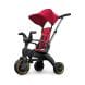 Doona Compact Folding Baby Trike Ride-On 4 Growth Stages 10 Months to 3 Years Adjustable Handle Canopy Flame Red | DN0064