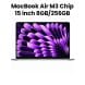 Apple MacBook Air 15-inch M3 Chip 8-Core CPU 10-Core GPU 8GB RAM 256GB SSD - Silver |MRYM3ZS/A