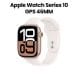 Apple Watch Series 10 GPS 46mm Rose Gold Aluminium Case with Light Blush Sport Band - S/M | MWWT3QA/A