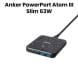 Anker PowerPort Atom III Slim 4-Port 63W 2PD + 2 IQ Charger - Black | A2046K11