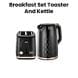 Black+Decker Breakfast Set (Toaster + Kettle) - Black | MBF90-B5