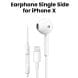 Heatz Single Wired Earpod Earphone Lightning Connector - White | ZE20