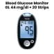 Beurer Blood Glucose Monitor + 20 Strips - Black | GL44 mg/dL